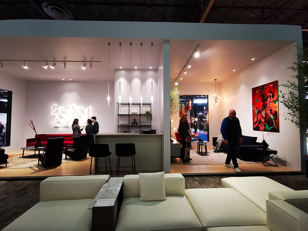 Stand Camerich : espace salon