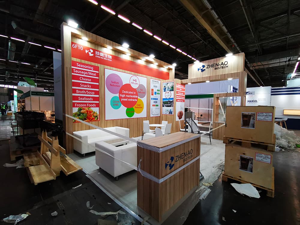 Stand Zhen-Ao : espace dégustation